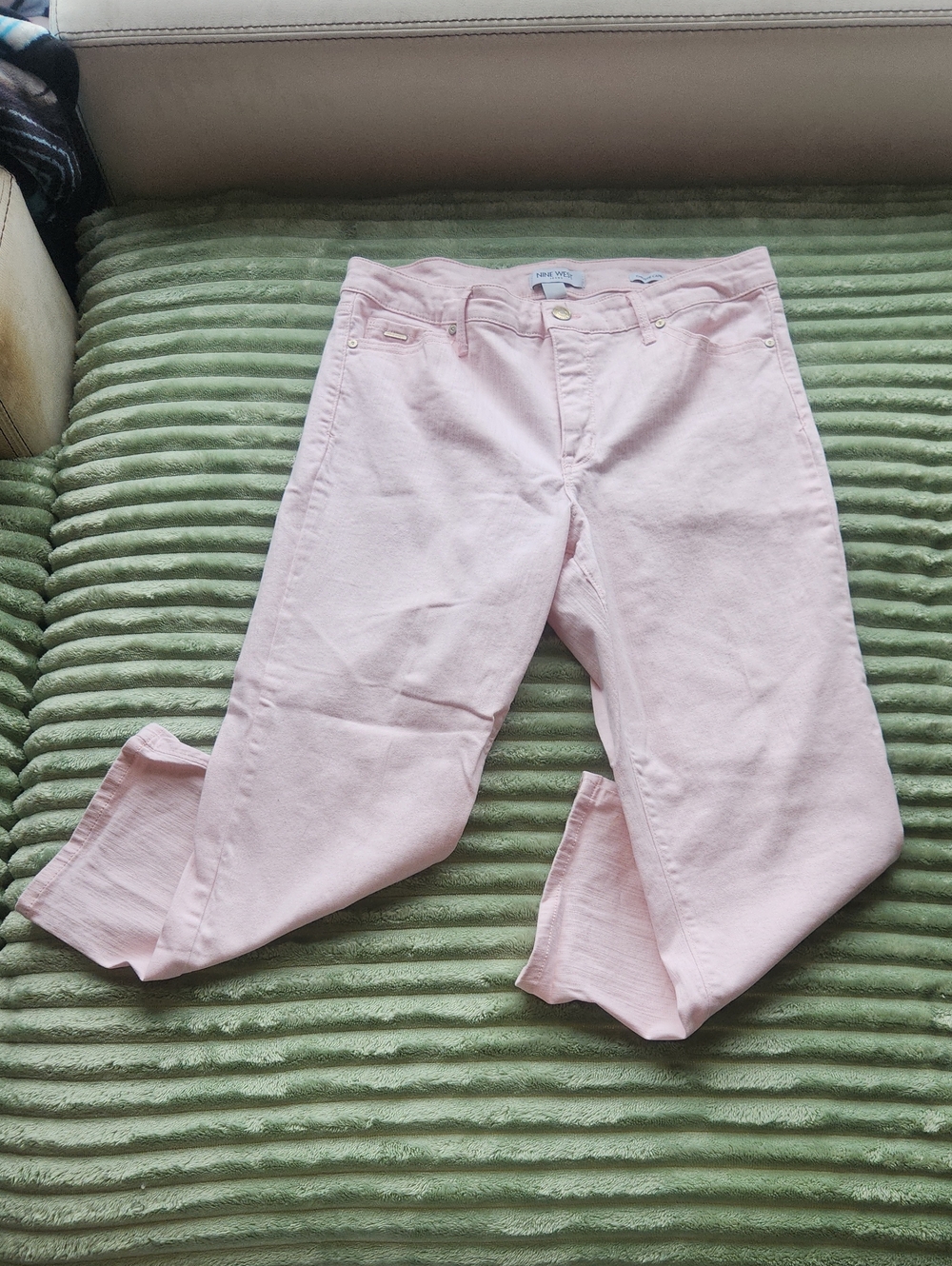 Nine West Pastel Pink Skinny Jeans
